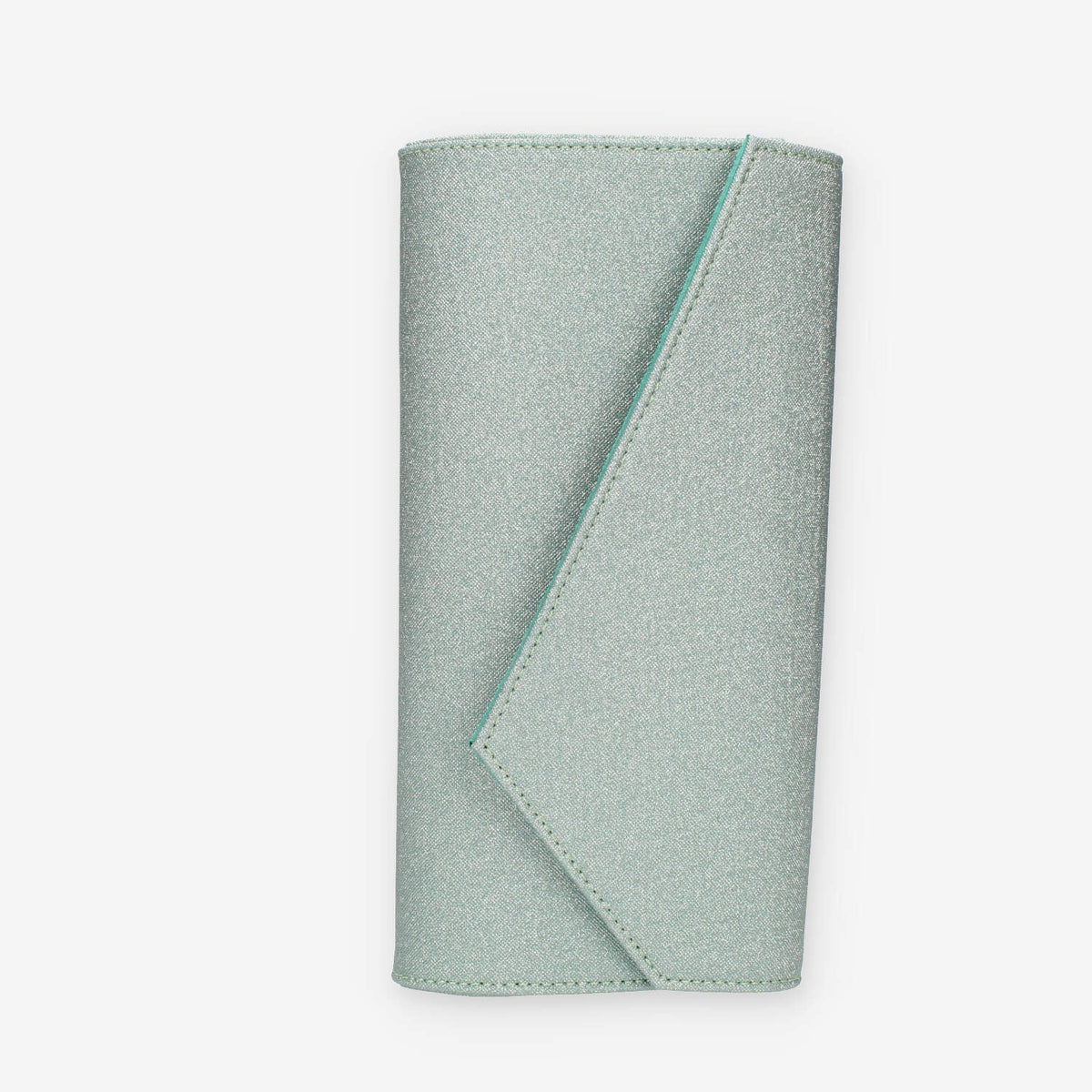 Scarlett Pochette da donna glitterata verde menta