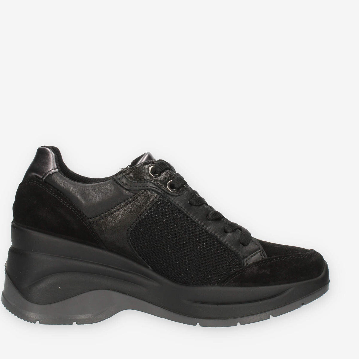 Igi&co Sneakers nere da donna con Memory Foam