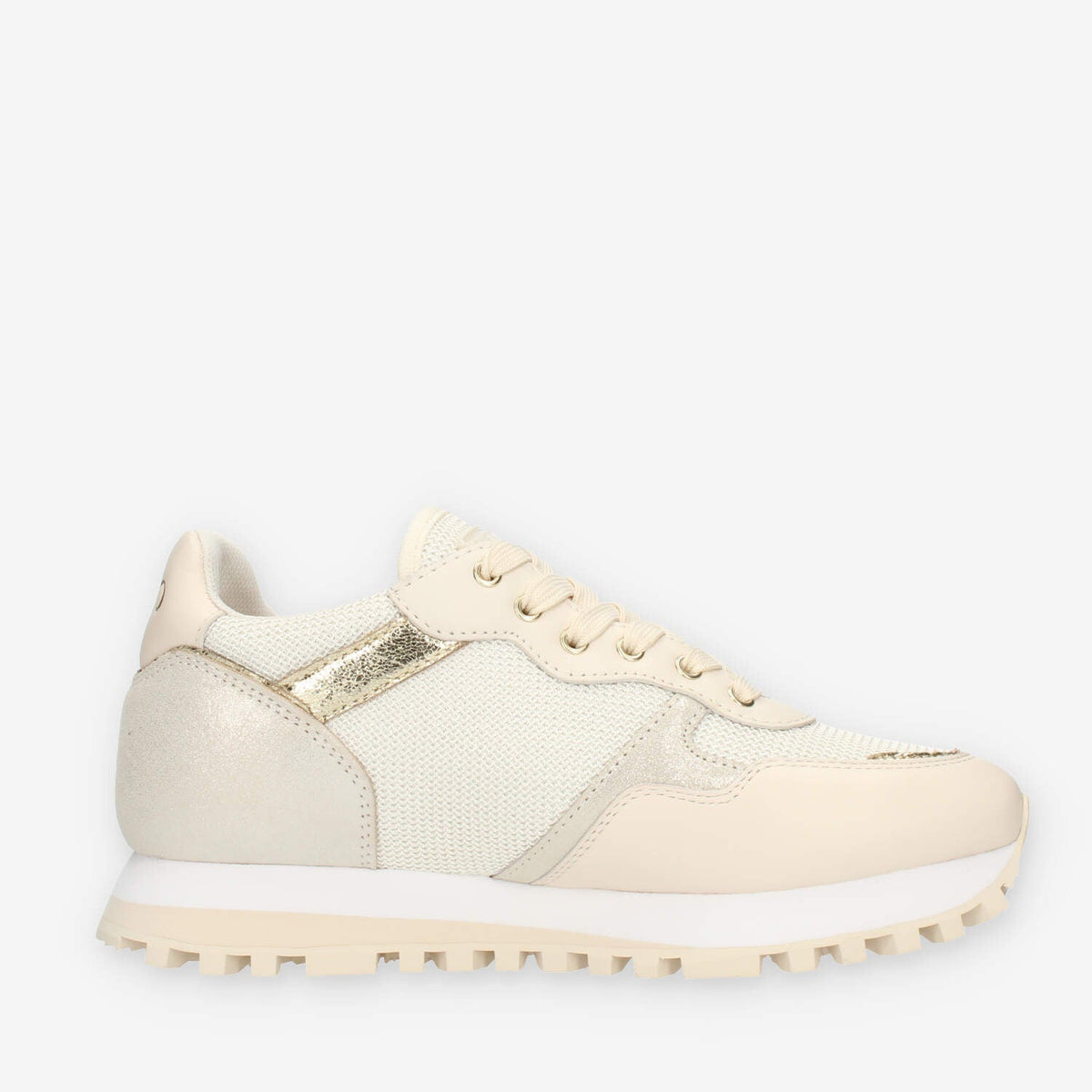 Liu Jo Wonder 01 Sneakers da donna beige glitterate