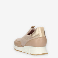 Liu Jo Kiss 504 Slip on da donna beige glitterate