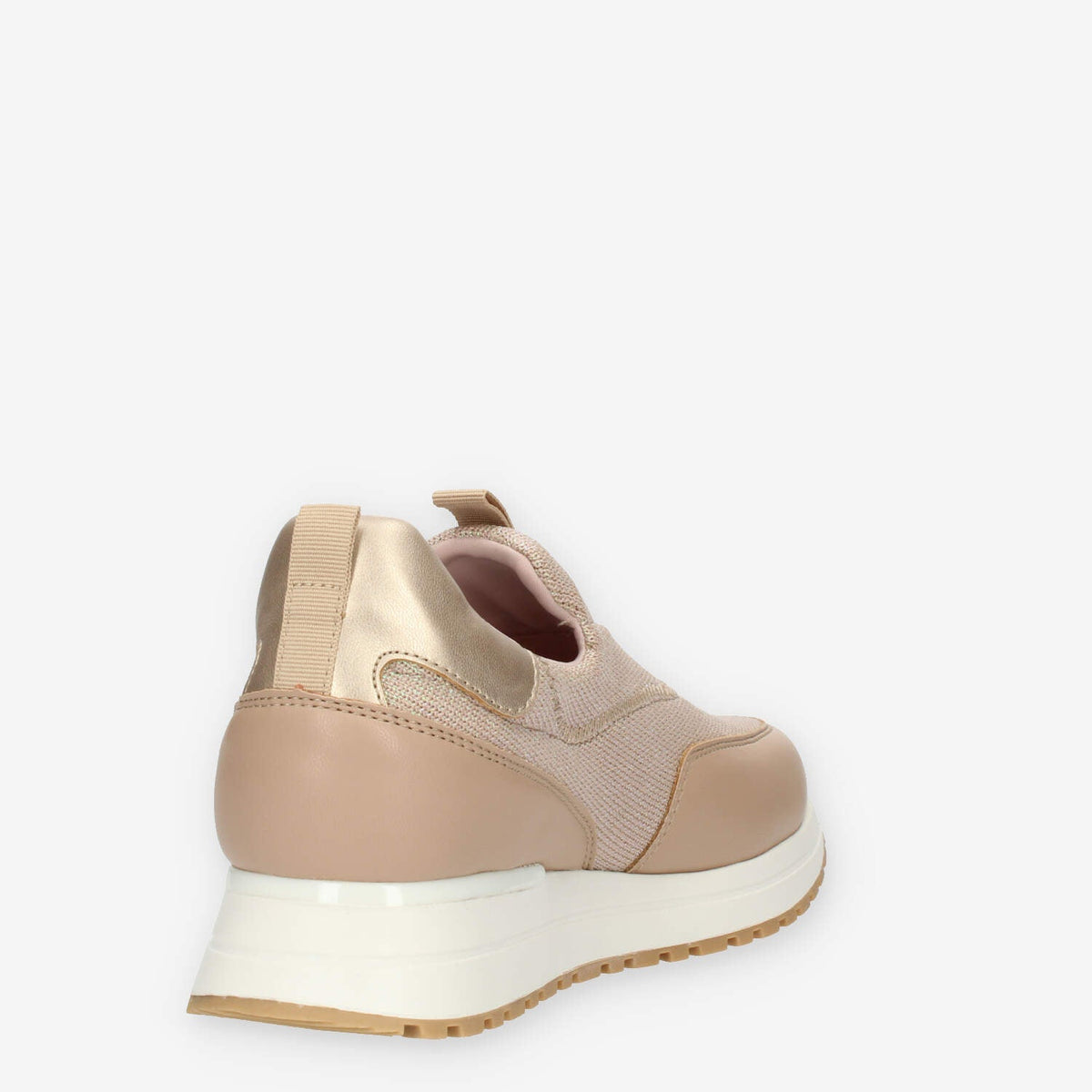 Liu Jo Kiss 504 Slip on da donna beige glitterate
