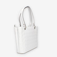 Guess Galeria Borsa Shopping a 2 scomparti trapuntata bianca