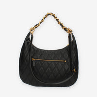 Guess Triana Borsa nera a spalla trapuntata con borchiette