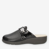 Clia Walk Elastica Ciabatte chiuse nere da donna