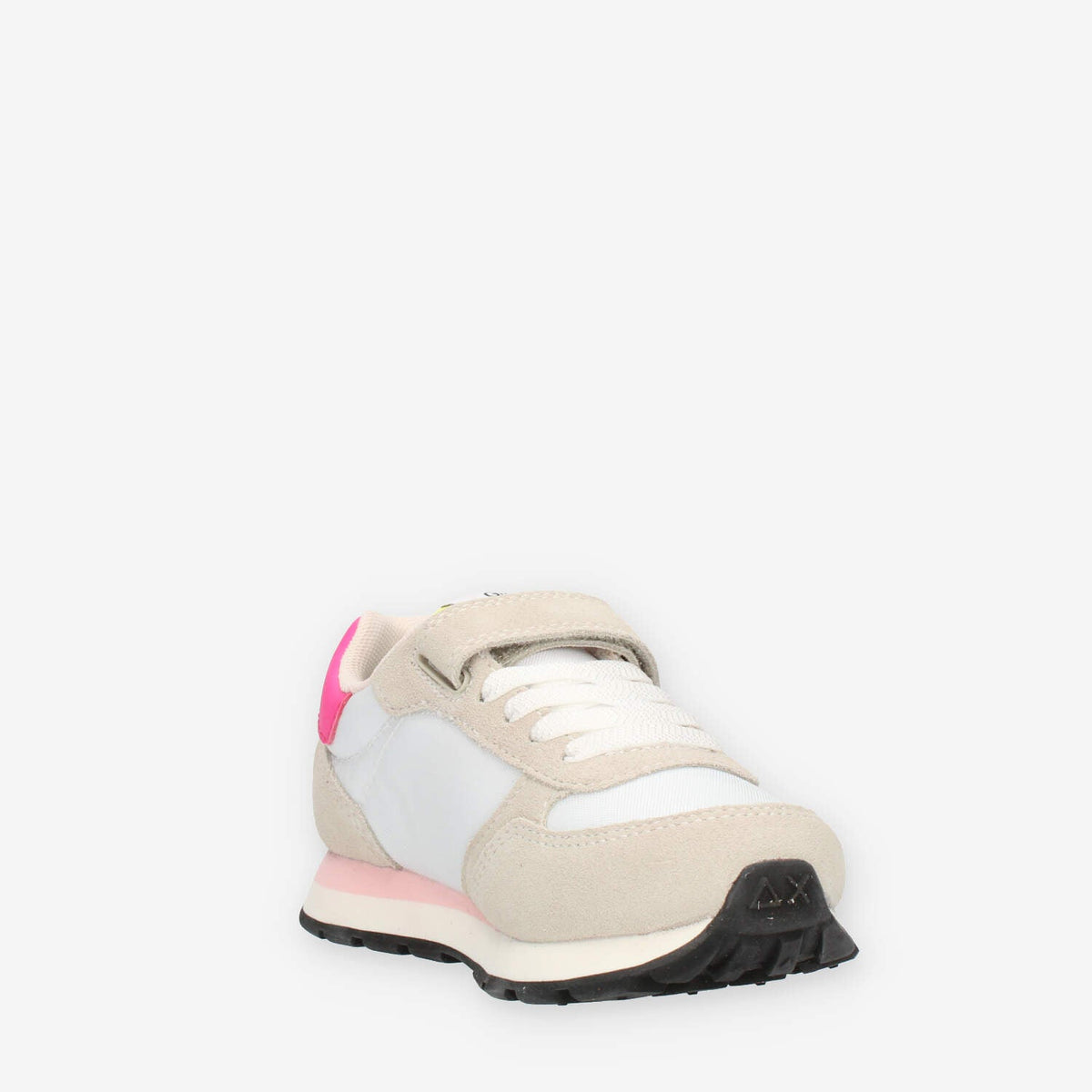 Sun 68 Girl's Ally Solid Nylon (Kid) Sneakers bianche