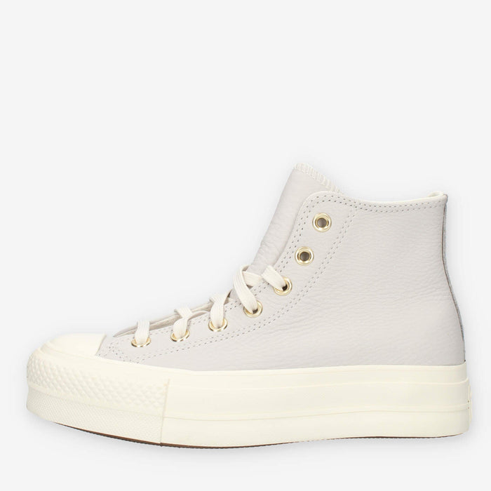 Converse CTAS Lift Hi Sneakers alte grigie in pelle