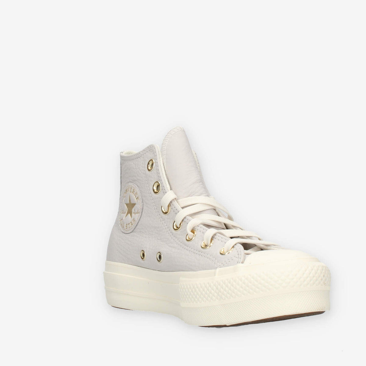 Converse CTAS Lift Hi Sneakers alte grigie in pelle