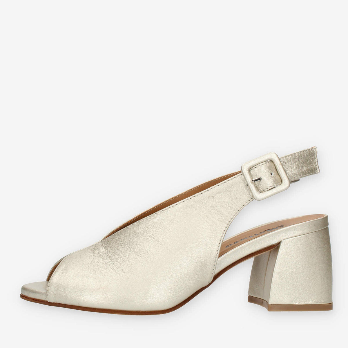 Melluso Melissa Sandali platino con tacco