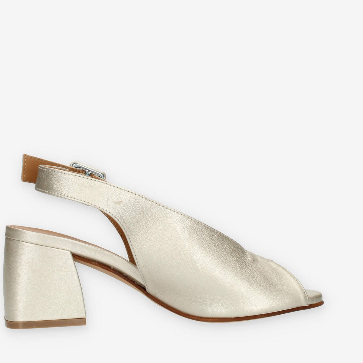 Melluso Melissa Sandali platino con tacco