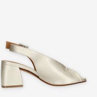 Melluso Melissa Sandali platino con tacco