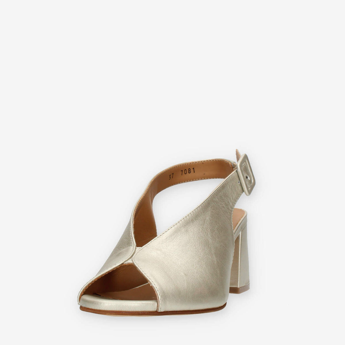 Melluso Melissa Sandali platino con tacco