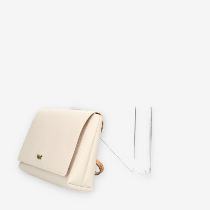 Alviero Martini Prima Classe Pochette avorio con polsiera Geo Classic