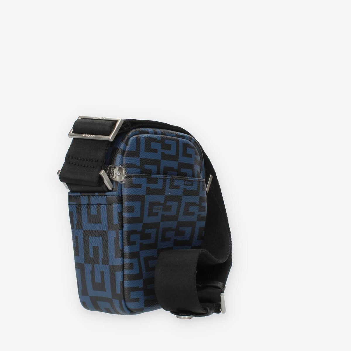 Guess Escape Tracolla logata blu da uomo