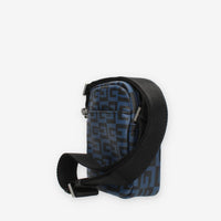 Guess Escape Tracolla logata blu da uomo