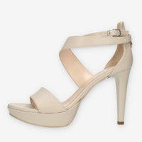 Nero Giardini Sandali beige da donna con tacco alto