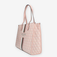 Guess Silvana Borsa modello shopping logata rosa a 3 scomparti