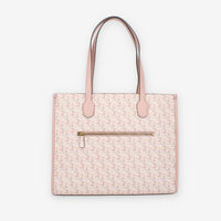 Guess Silvana Borsa modello shopping logata rosa a 3 scomparti
