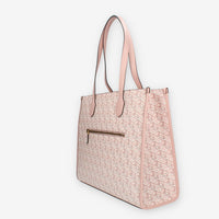 Guess Silvana Borsa modello shopping logata rosa a 3 scomparti