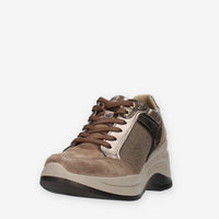 Igi&co Sneakers taupe da donna con zeppa
