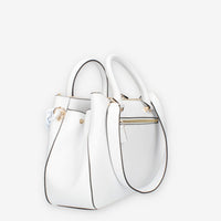 Guess Corina Borsa a mano a 3 scomparti bianca