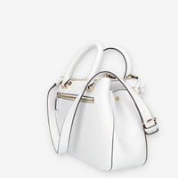 Guess Corina Borsa a mano a 3 scomparti bianca