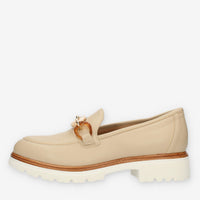 Comart Mocassini beige da donna con applicazioni