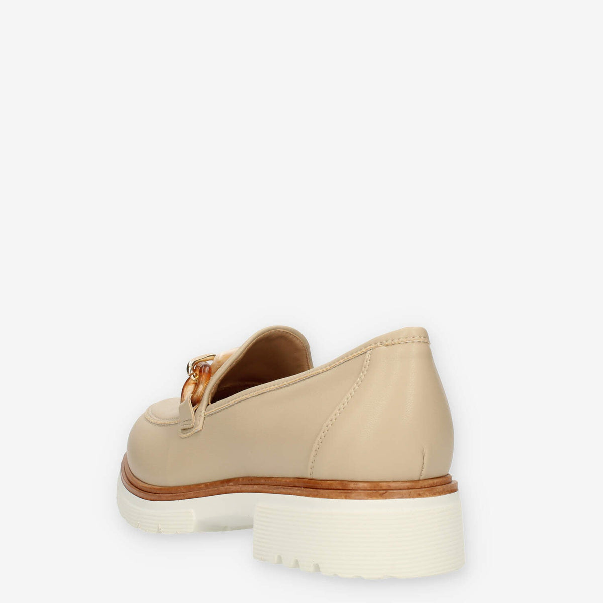 Comart Mocassini beige da donna con applicazioni