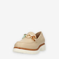 Comart Mocassini beige da donna con applicazioni