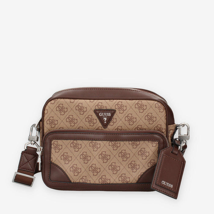 Guess HMMILL-P6222-BEG MILANO CROSSBODY DOUBLE ZIP