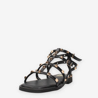Xti Tentations 145149-NEGRO Sandali bassi neri da donna