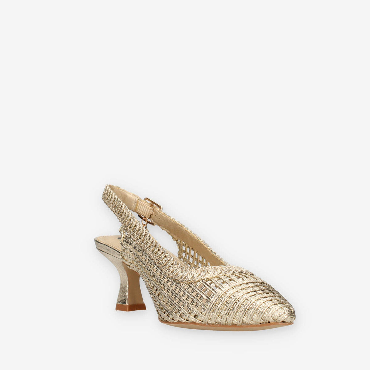 Xti Tentations 145432-ORO Dècolletè platino con tacco