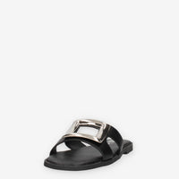 Xti Tentations 145487-NEGRO Sandali scalzati neri bassi da donna