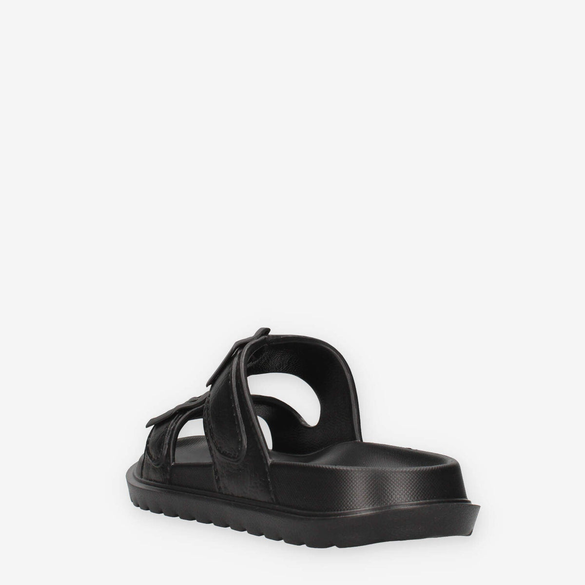 Refresh 175553-NEGRO Sandali scalzati neri da uomo