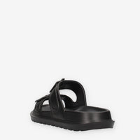 Refresh 175553-NEGRO Sandali scalzati neri da uomo