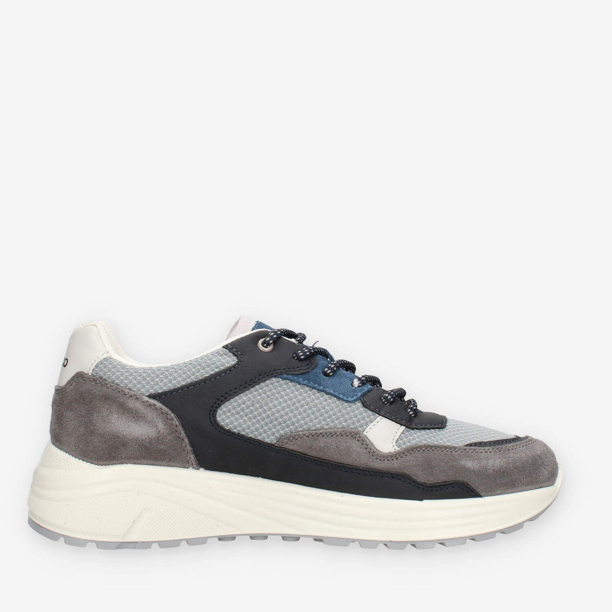 Igi&Co 1120011-GRAFITE/BLU Sneakers grigie e blu da uomo