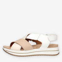 Igi&Co 1174922-PLATINO/BIANCO Sandali beige platino e bianchi da donna