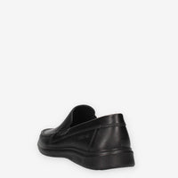 Enval Soft 1222000-NERO Mocassini neri da uomo