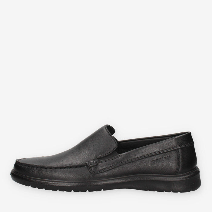 Enval Soft 1222000-NERO Mocassini neri da uomo