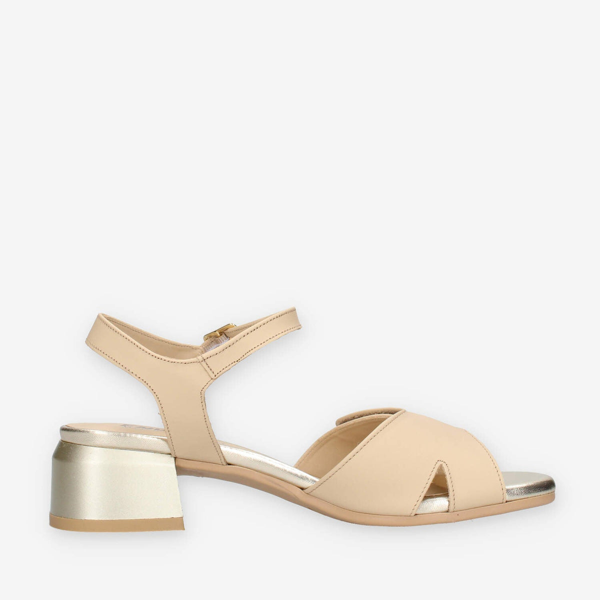 Enval Soft 1275822-DESERTO Sandali beige da donna con tacco
