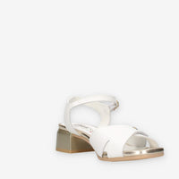 Enval Soft 1275833-BIANCO Sandali bianchi da donna con tacco