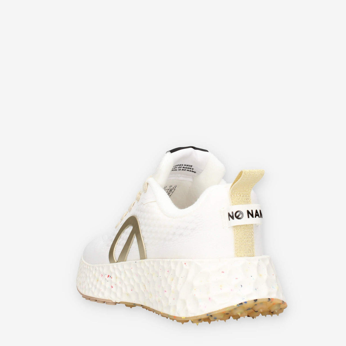 No Name LNVD-MEMT-A0 CARTER FLY W Sneakers bianche e oro da donna