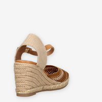 O-Joo OL61530A-026 GERI CROCHET Espadrillas marroni da donna