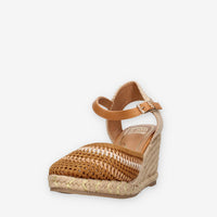 O-Joo OL61530A-026 GERI CROCHET Espadrillas marroni da donna