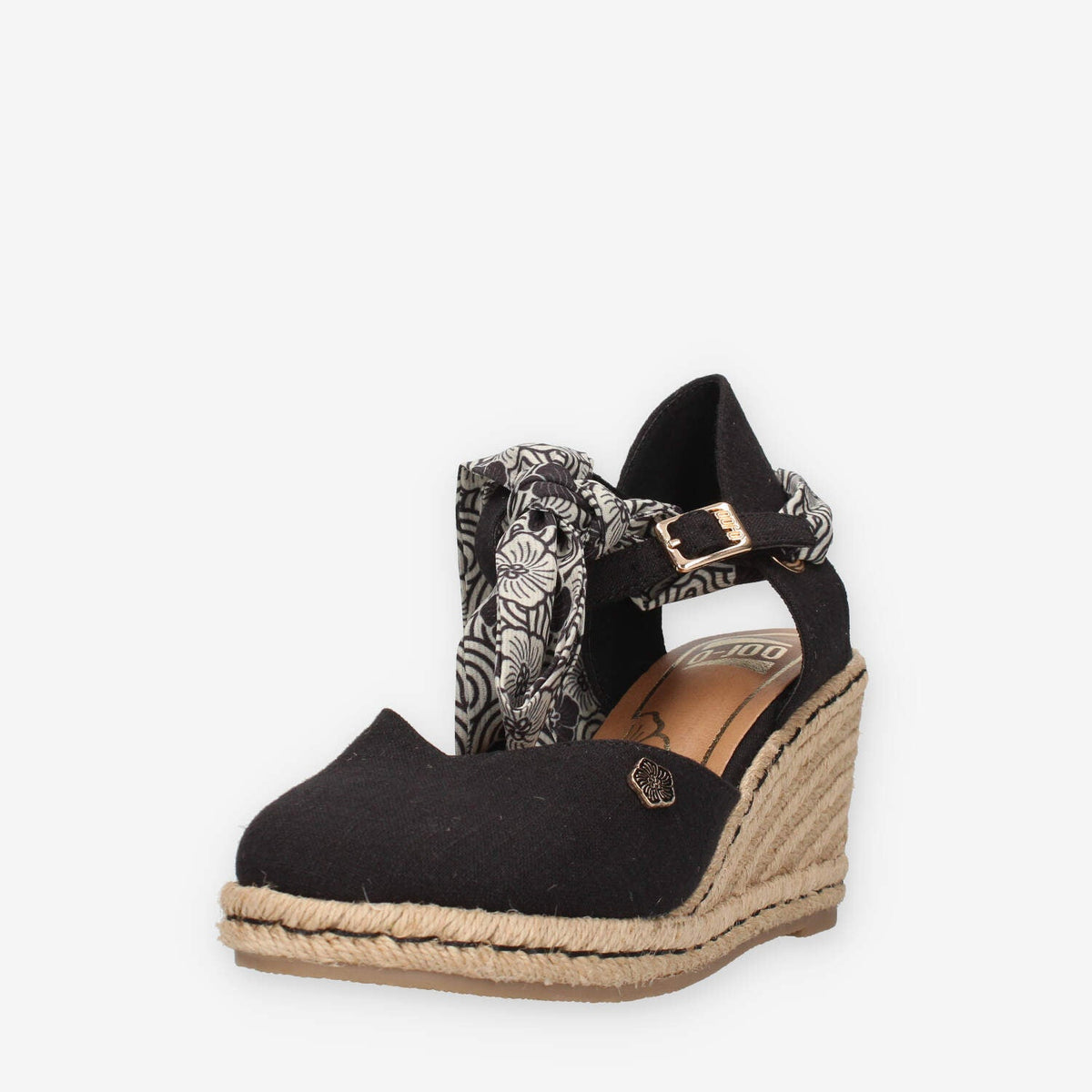 O-Joo OL61531A-062 GERI CVS Espadrillas nere da donna