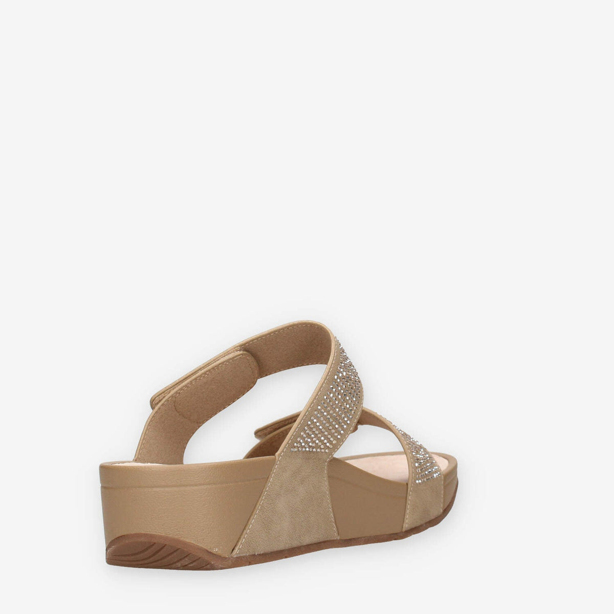 Valleverde V651Z-TAUPE Sandali scalzati taupe da donna