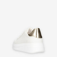 Valleverde 35102-GOLD Sneakers bianche e oro da donna