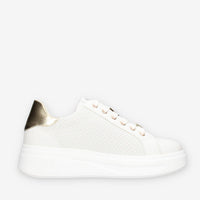 Valleverde 35102-GOLD Sneakers bianche e oro da donna