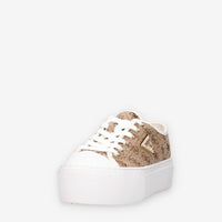 Guess FLJJZ4-FAL12-BEIBR JOEZI4 Sneakers da donna beige logate