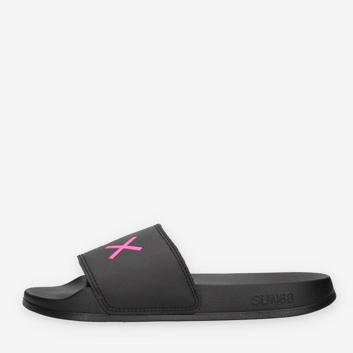 Sun 68 X36210-11NERO SLIPPERS LOGO Ciabatte nere da nonna