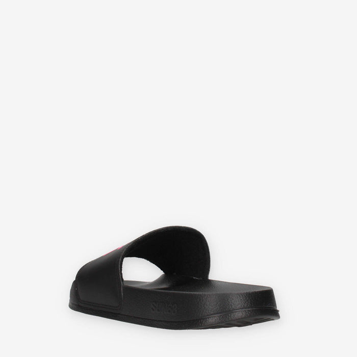 Sun 68 X36210-11NERO SLIPPERS LOGO Ciabatte nere da nonna